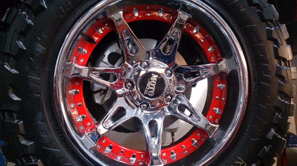Metal Rims with Red Inserts