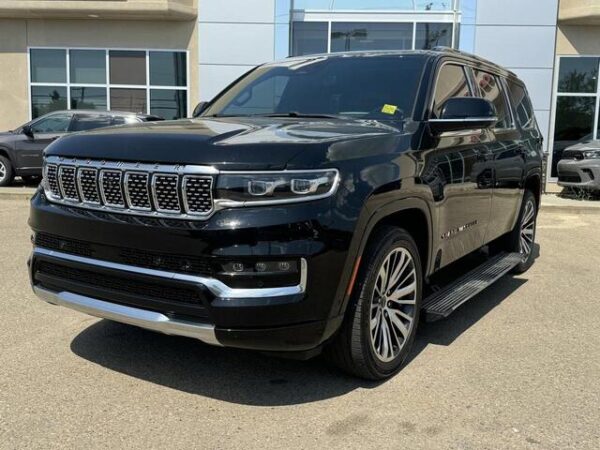 Sold 2022 Jeep Grand Wagoneer Series III 4WD SUV | Low KMs | V8 | Rear Video Screens | Heated Vented Seats | Leather Stock # P1647 - Image 2