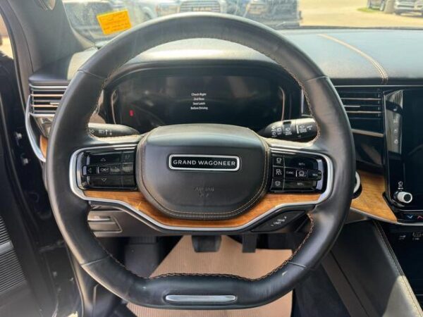 Sold 2022 Jeep Grand Wagoneer Series III 4WD SUV | Low KMs | V8 | Rear Video Screens | Heated Vented Seats | Leather Stock # P1647 - Image 19