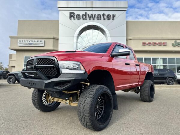 2022 Ram 1500 Classic Tradesman Quad Cab 4x4 | Rig Ready McRam | Low KMs | V8 HEMI | Heated Seats | Sport Hood | Stock: P1940